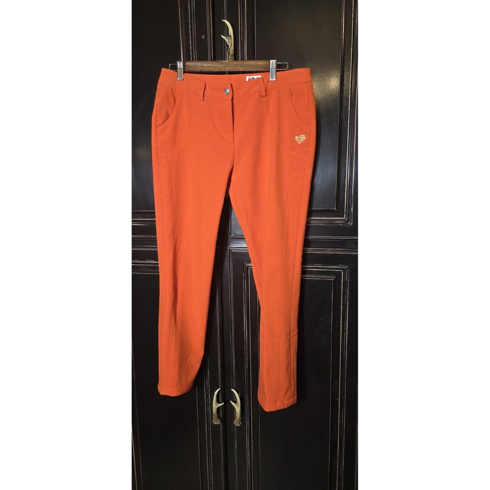 Fila 73 Orange Women's Golf Pants, Golfing,  Casual 32" Waist 28" Inseam